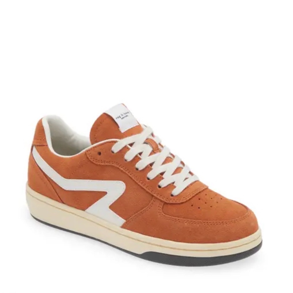 Rag & Bone Retro Court Sneaker Arch Support Size 5.5 Sequoia Suede
